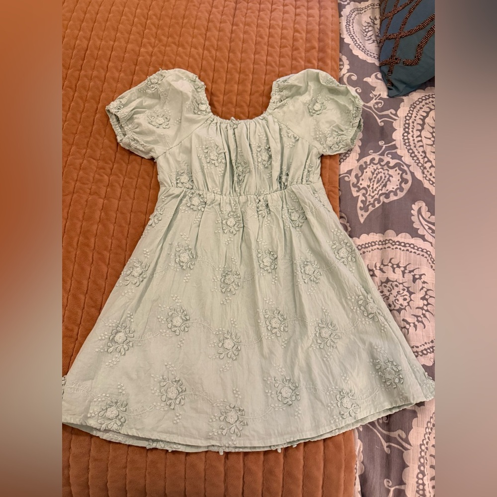 GB Girls Charlotte Puff Sleeve Dress size 6X - Picture 4 of 5